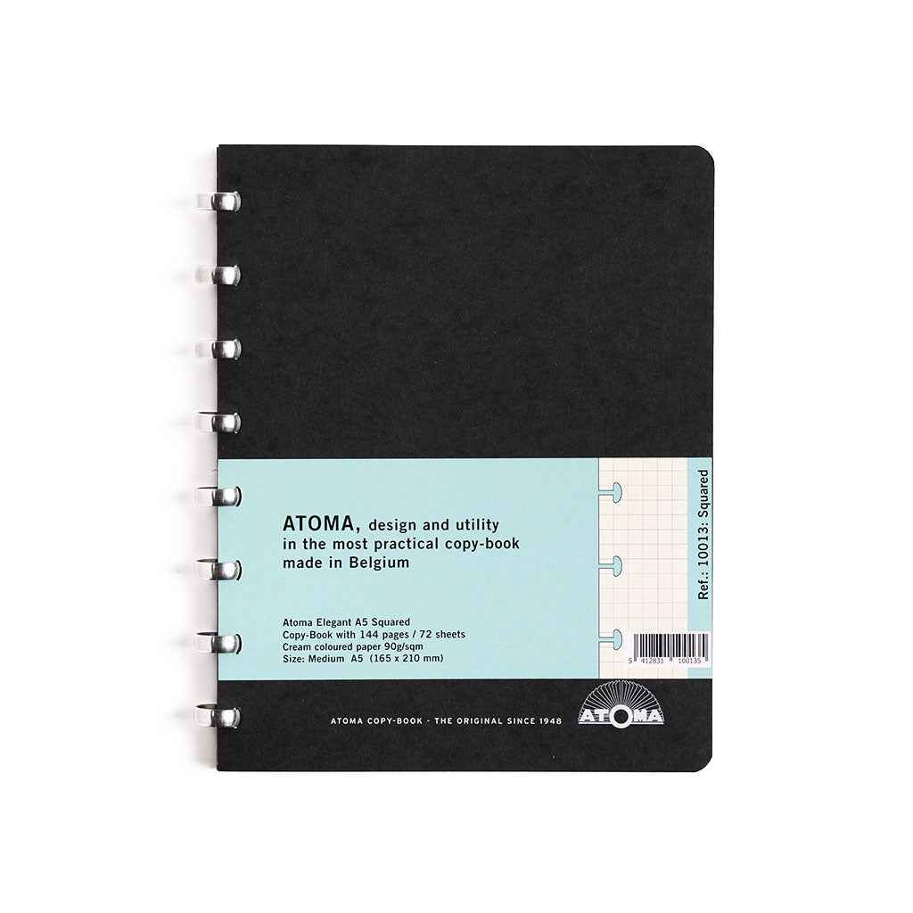 Atoma Elegant Disc-Bound Refillable Notebook
