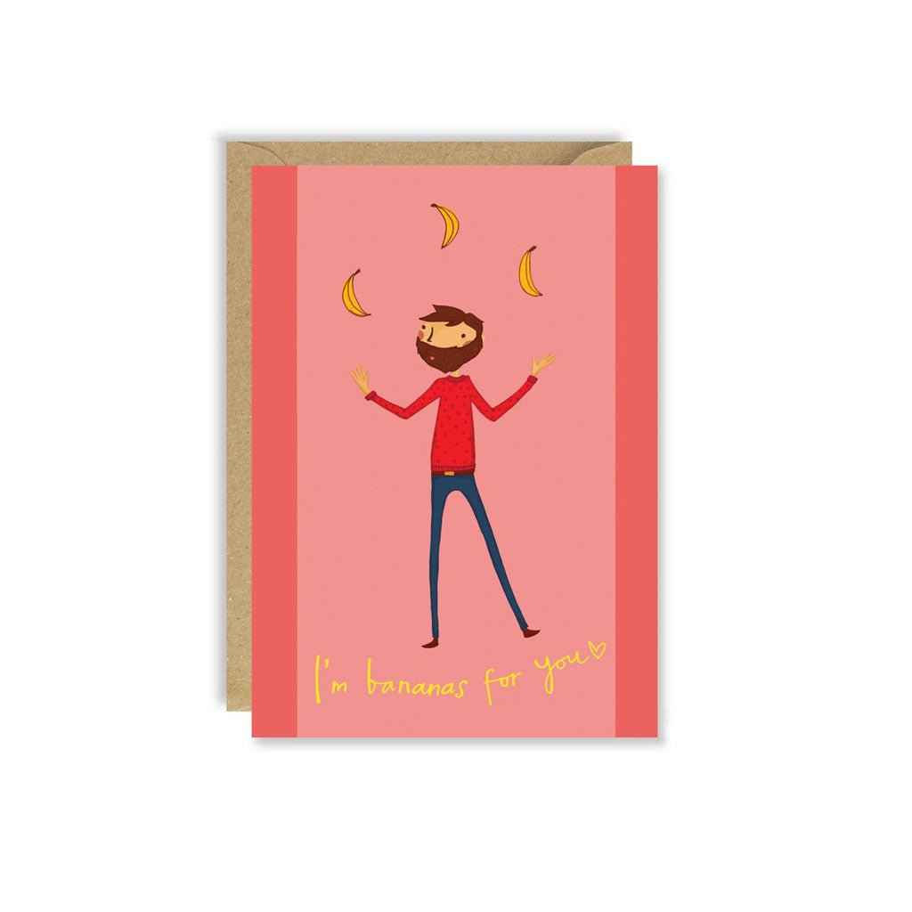 Bananas For You Card
