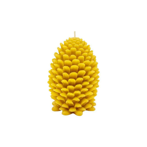 Beeswax Pinecone Candle