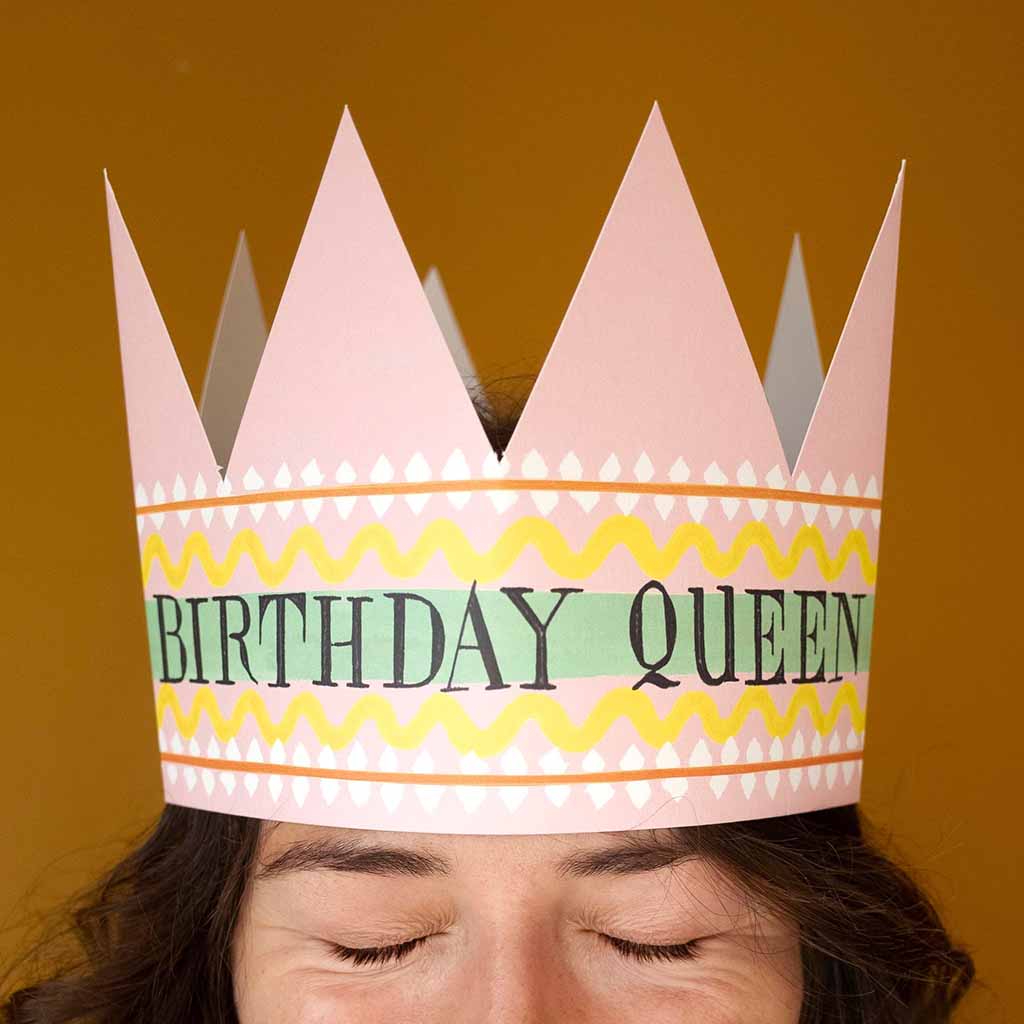 Birthday Queen Party Hat Card - Famous | Online Store