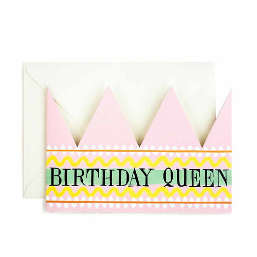Birthday Queen Party Hat Card - Famous | Online Store