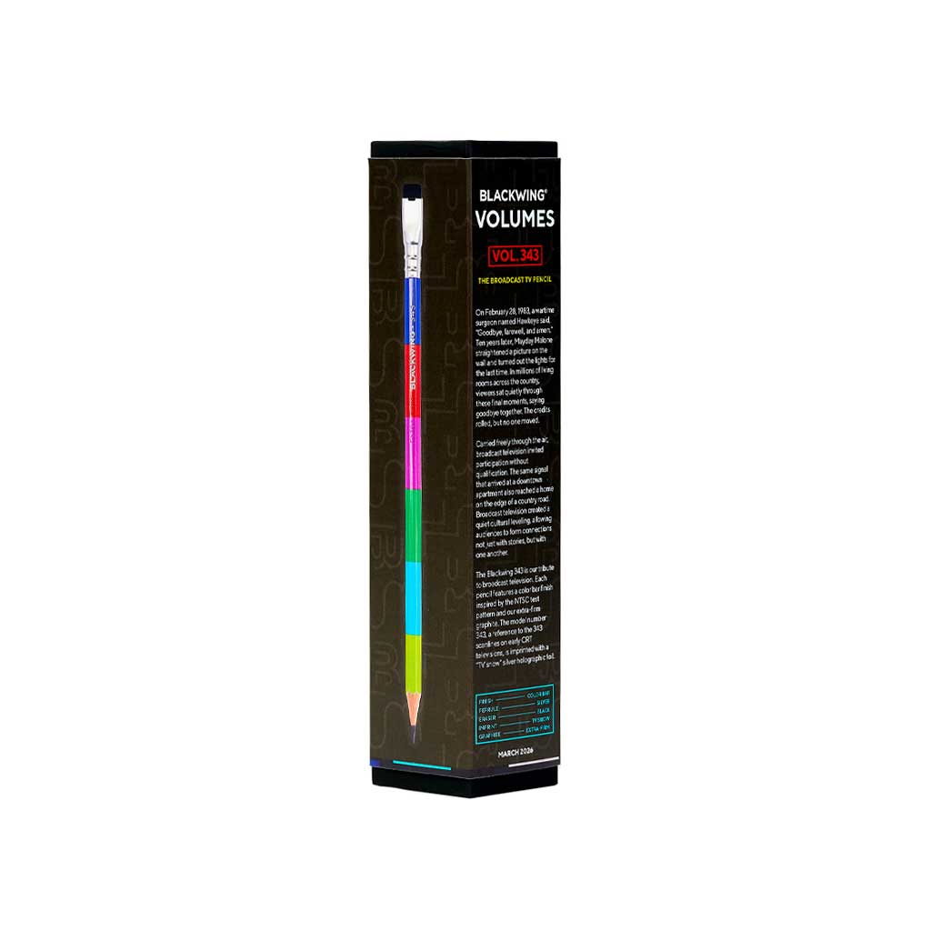 Blackwing Volume 343 Pencils - Broadcast TV - Famous | Online Store
