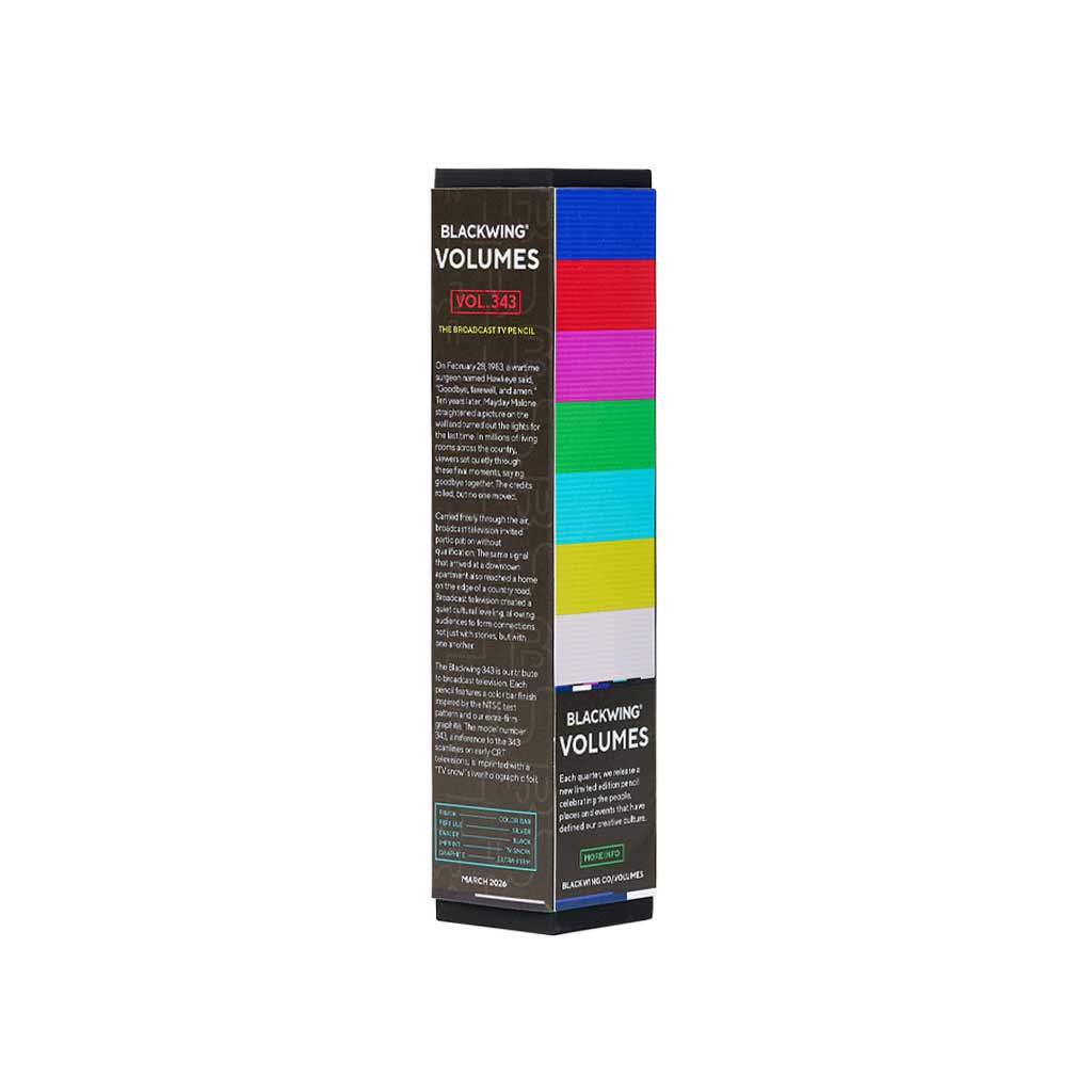 Blackwing Volume 343 Pencils - Broadcast TV - Famous | Online Store