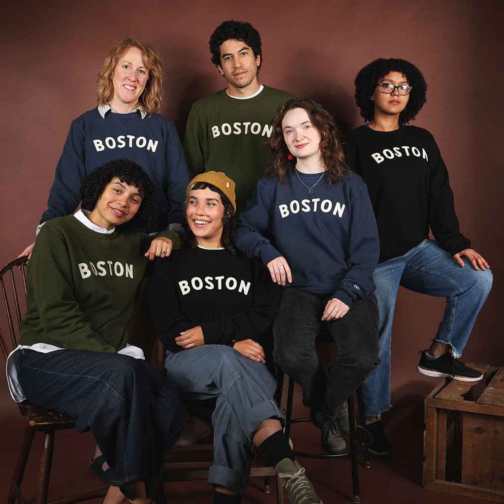 Boston Crewneck Terry Sweatshirt