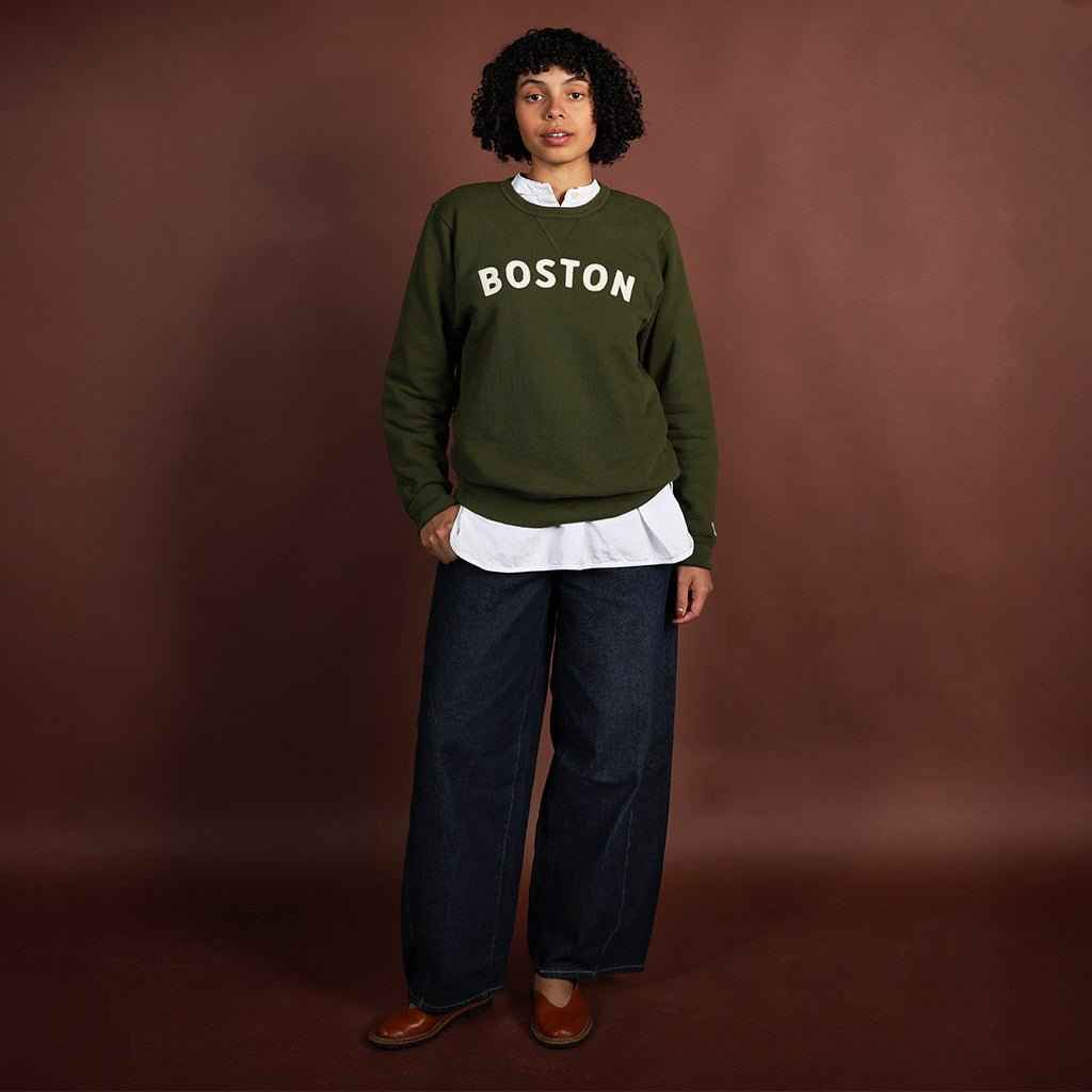Boston Crewneck Terry Sweatshirt