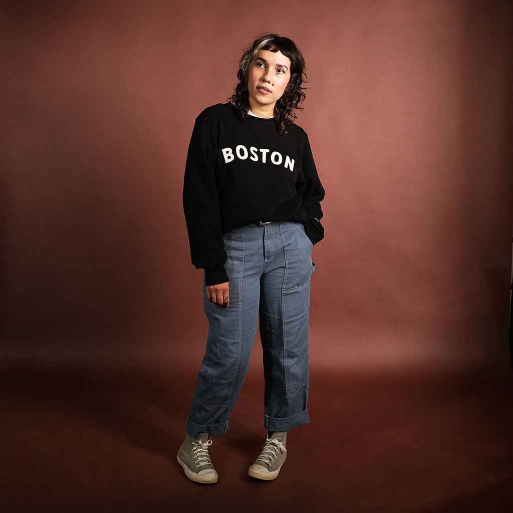 Boston Crewneck Terry Sweatshirt