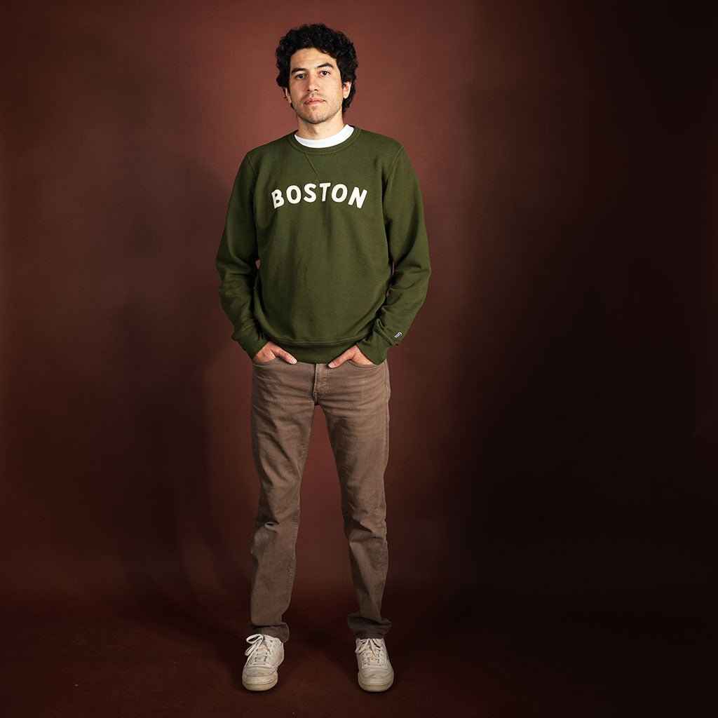 Boston Crewneck Terry Sweatshirt