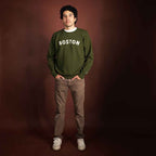Boston Crewneck Terry Sweatshirt