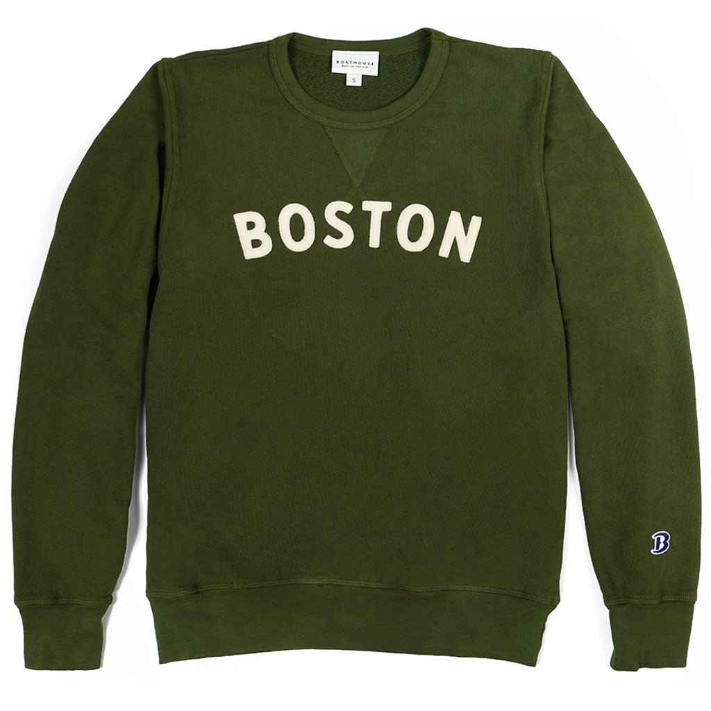 Boston Crewneck Terry Sweatshirt