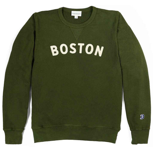 Boston Crewneck Terry Sweatshirt