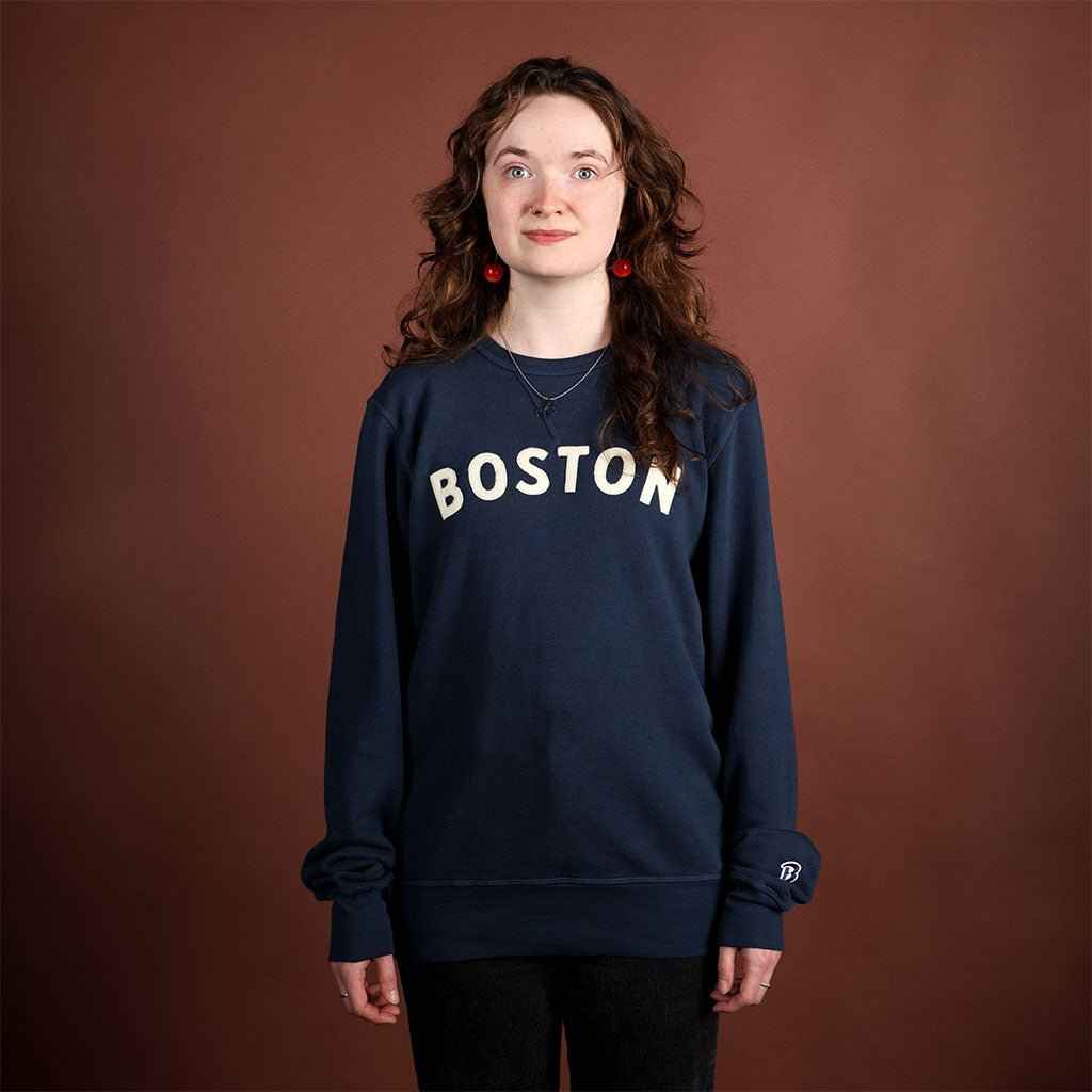 Boston Crewneck Terry Sweatshirt