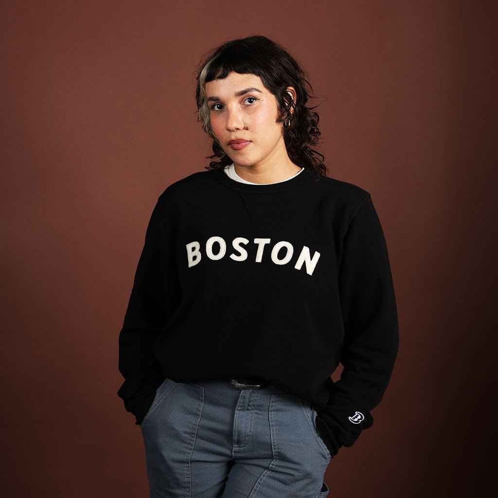 Boston Crewneck Terry Sweatshirt