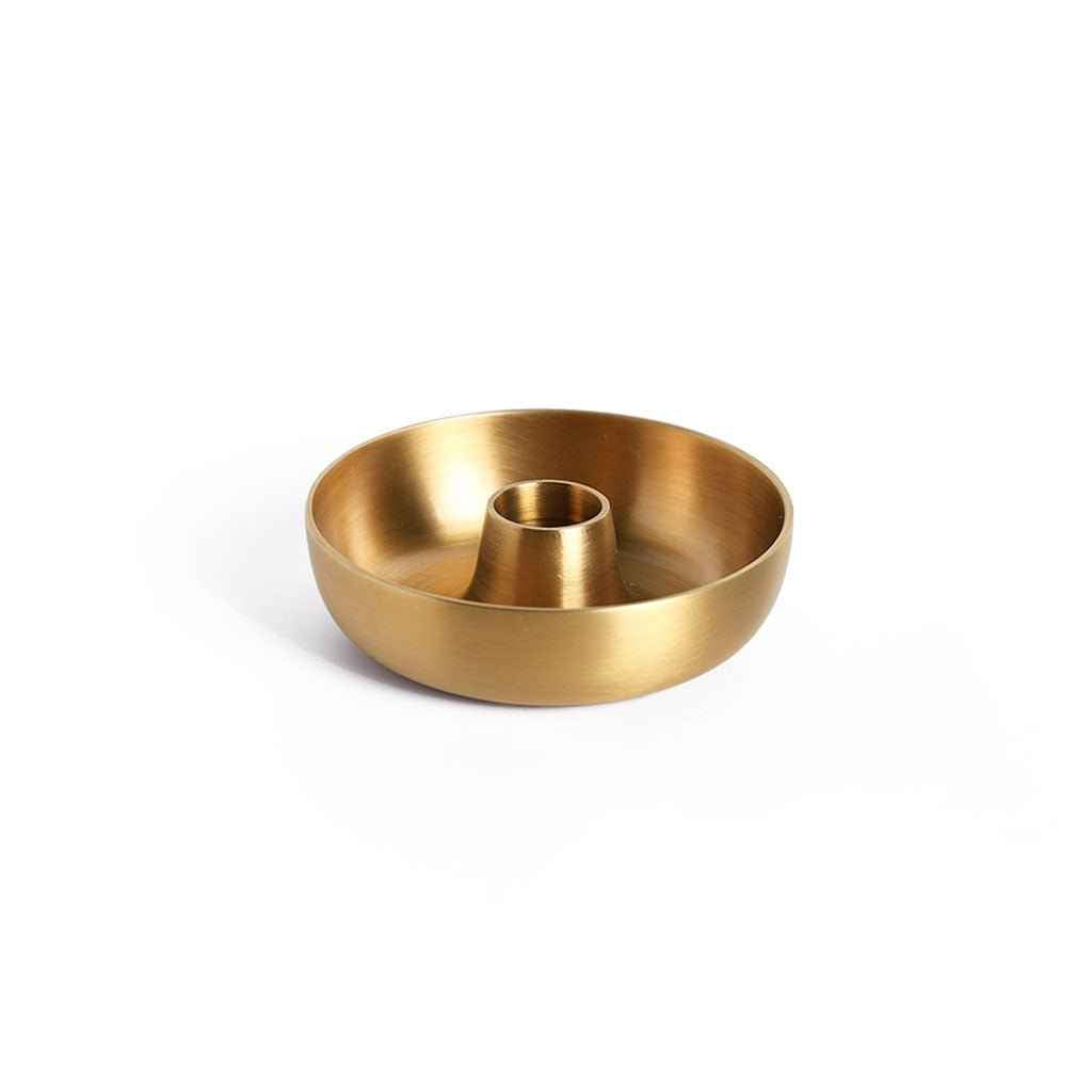 Brass Candleholder, Bowl
