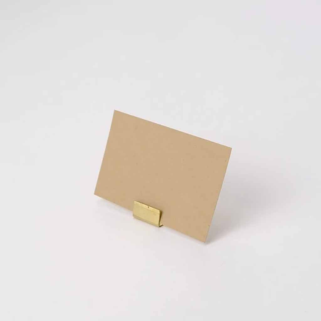 Brass Card Stand - Famous | Online Store