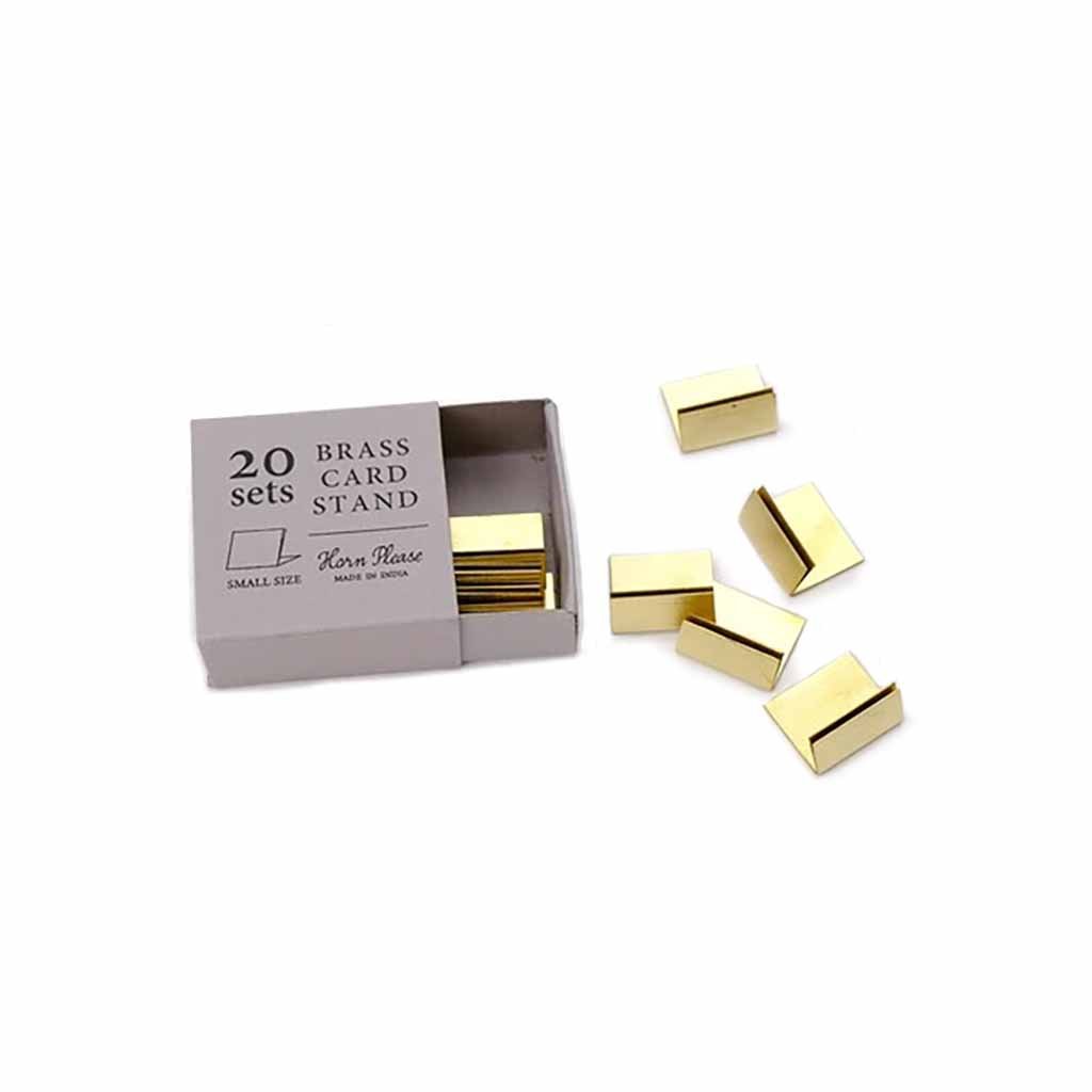 Brass Card Stand - Famous | Online Store