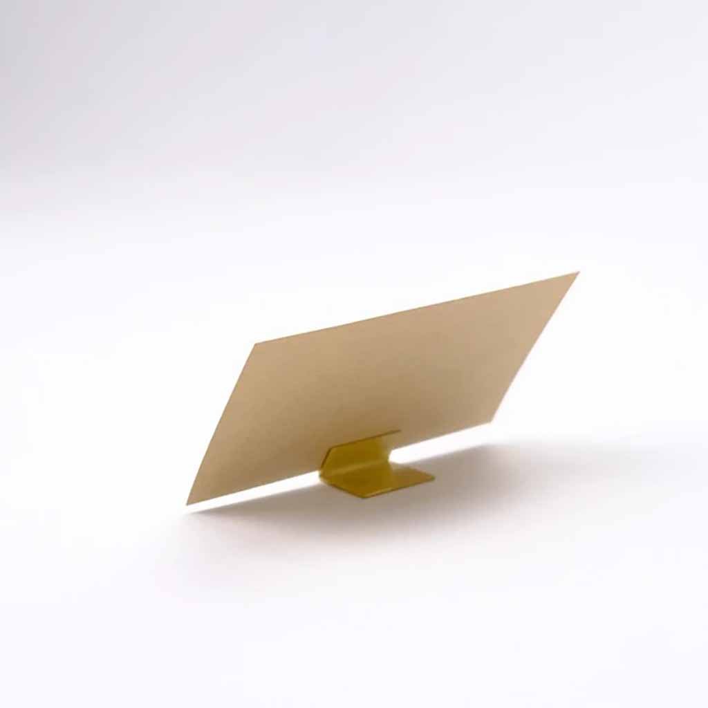 Brass Card Stand - Famous | Online Store