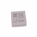 Brass Card Stand - Famous | Online Store