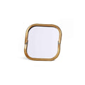 Brass Framed Travel Mirror