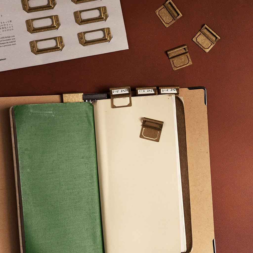 Brass Index Clip