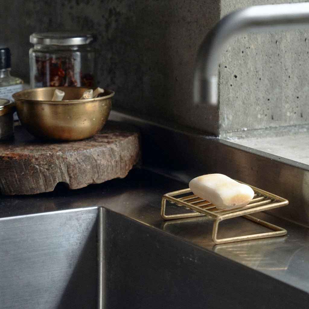 Brass Soap Stand