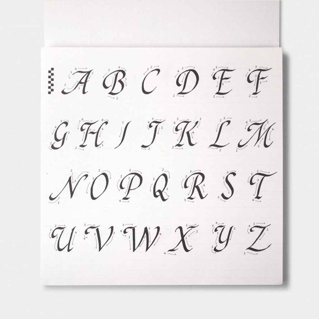 Calligraphy Guide Sheets