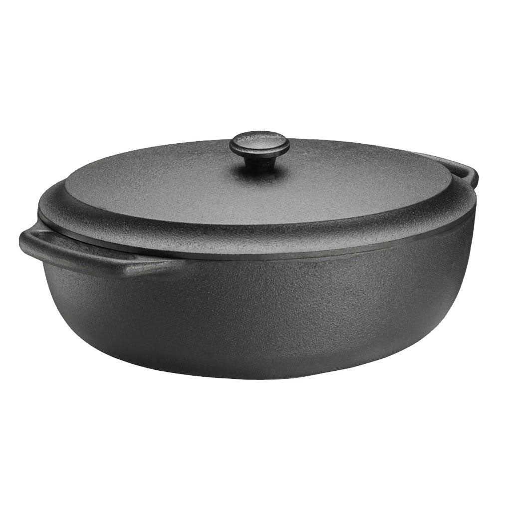 Cast Iron Oval Dutch Oven 6.3 qt - Famous | Online Store