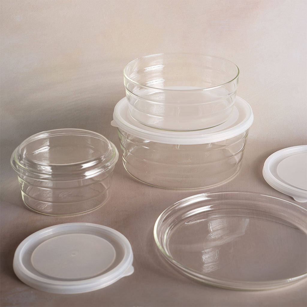 Centric Glass Dish, Set of 3 - Famous | Online Store