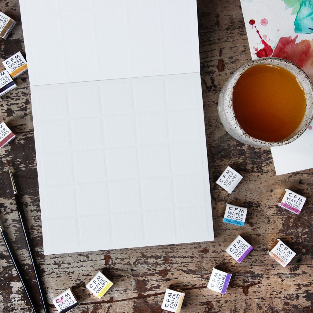 CfM Grid Watercolor Paper - Famous | Online Store