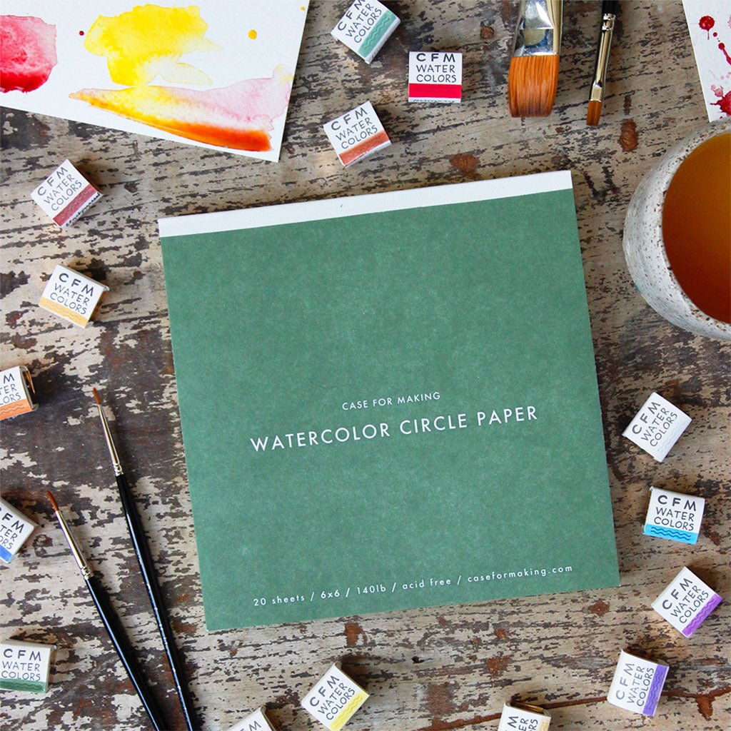 CfM Watercolor Circle Paper - Famous | Online Store