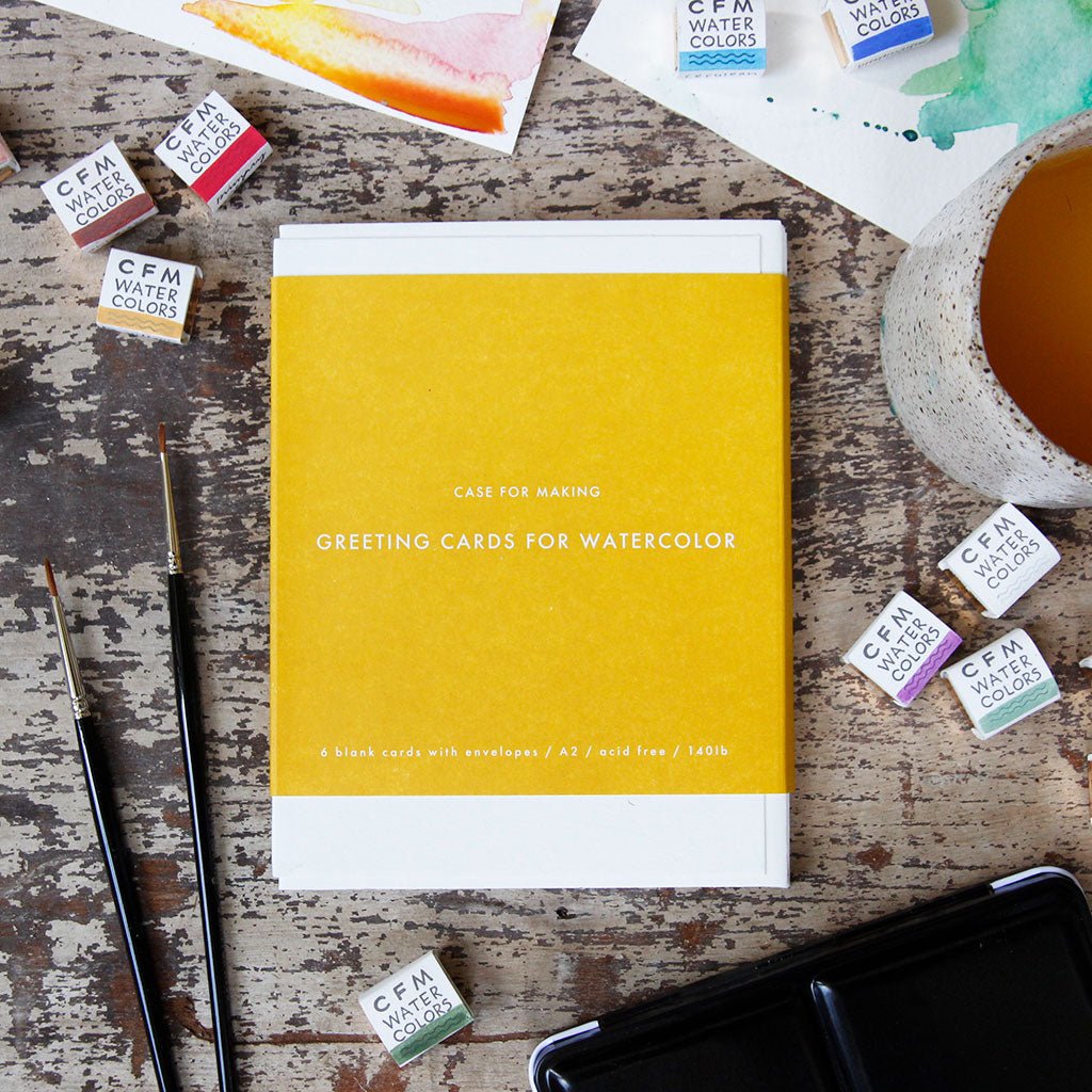 CfM Watercolor Paper Greeting Cards - Famous | Online Store