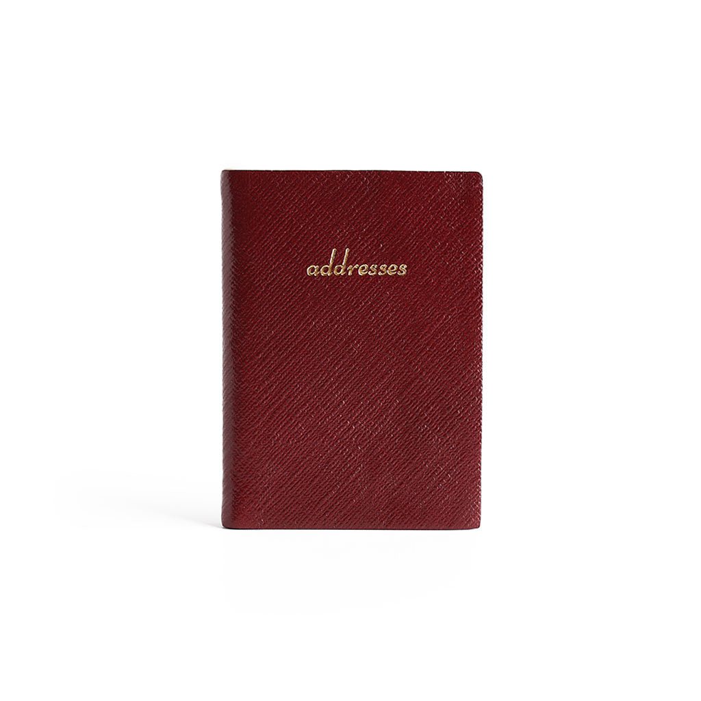 Charing Cross Small Leather Address Book - Famous | Online Store