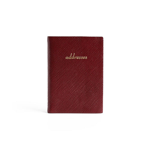 Charing Cross Small Leather Address Book - Famous | Online Store