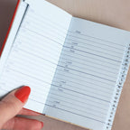 Charing Cross Small Leather Address Book - Famous | Online Store