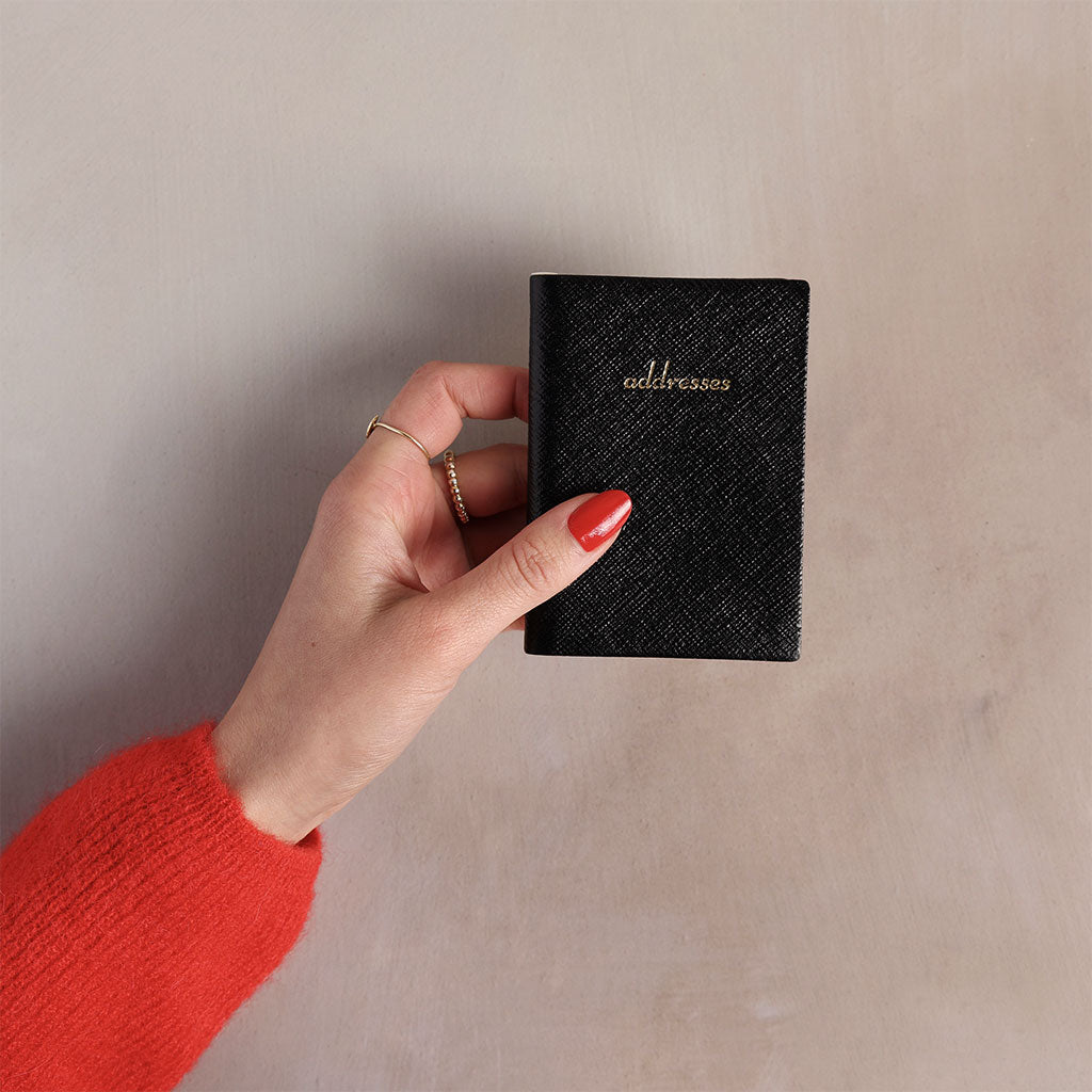 Charing Cross Small Leather Address Book - Famous | Online Store