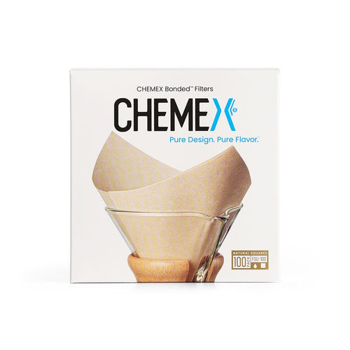 Chemex Natural Square Coffee Filters - Famous | Online Store