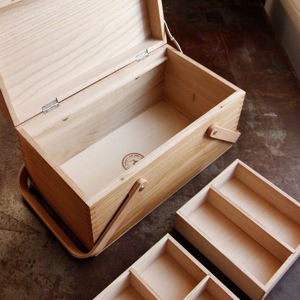Chestnut Sewing Box - Famous | Online Store