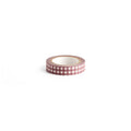 Gingham Washi Tape - Purple-Gray - Famous | Online Store
