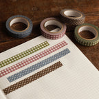 Dot Washi Tape - Brown - Famous | Online Store