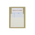 Congratulations Library Card - Famous | Online Store