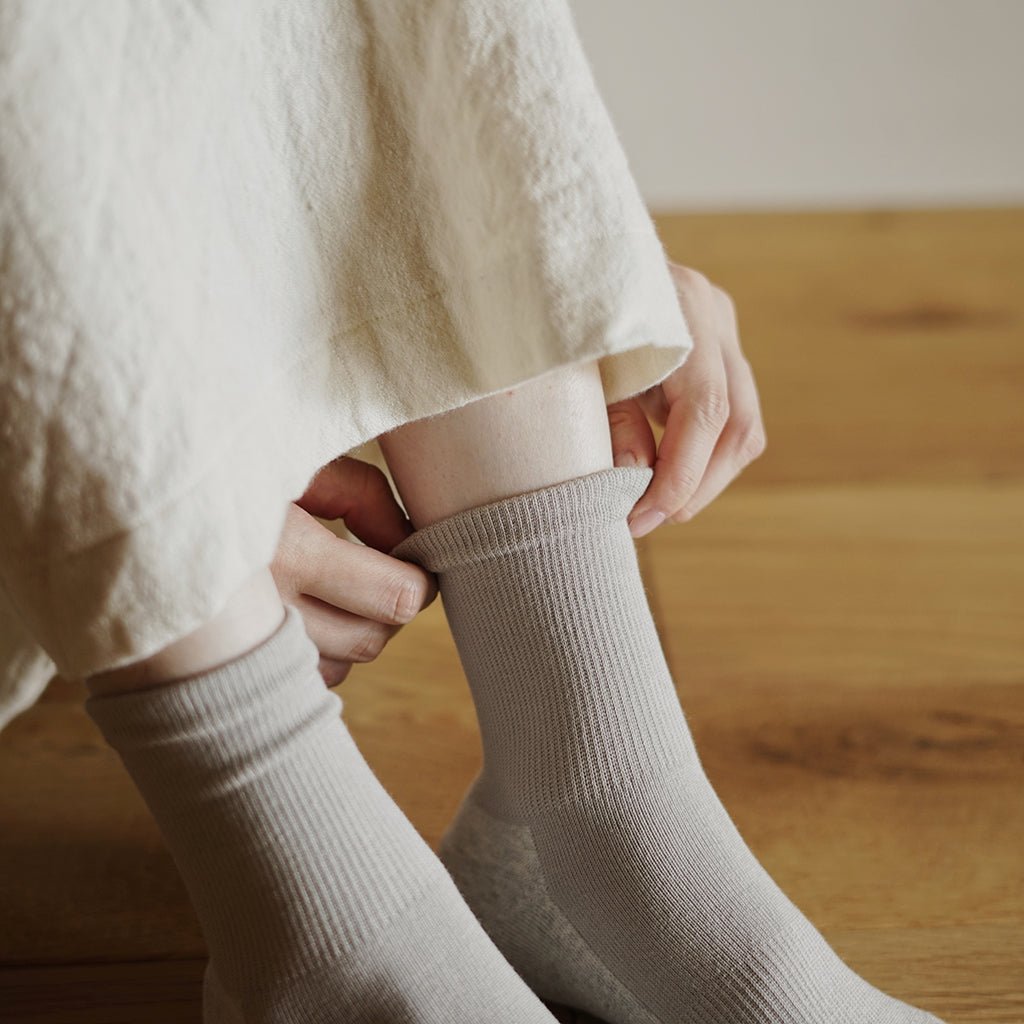 Cotton Cashmere Walking Socks - Famous | Online Store