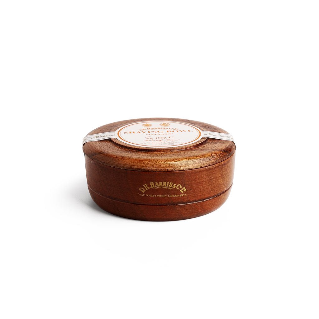 D. R. Harris Shaving Soap in Mahogany Bowl - Famous | Online Store