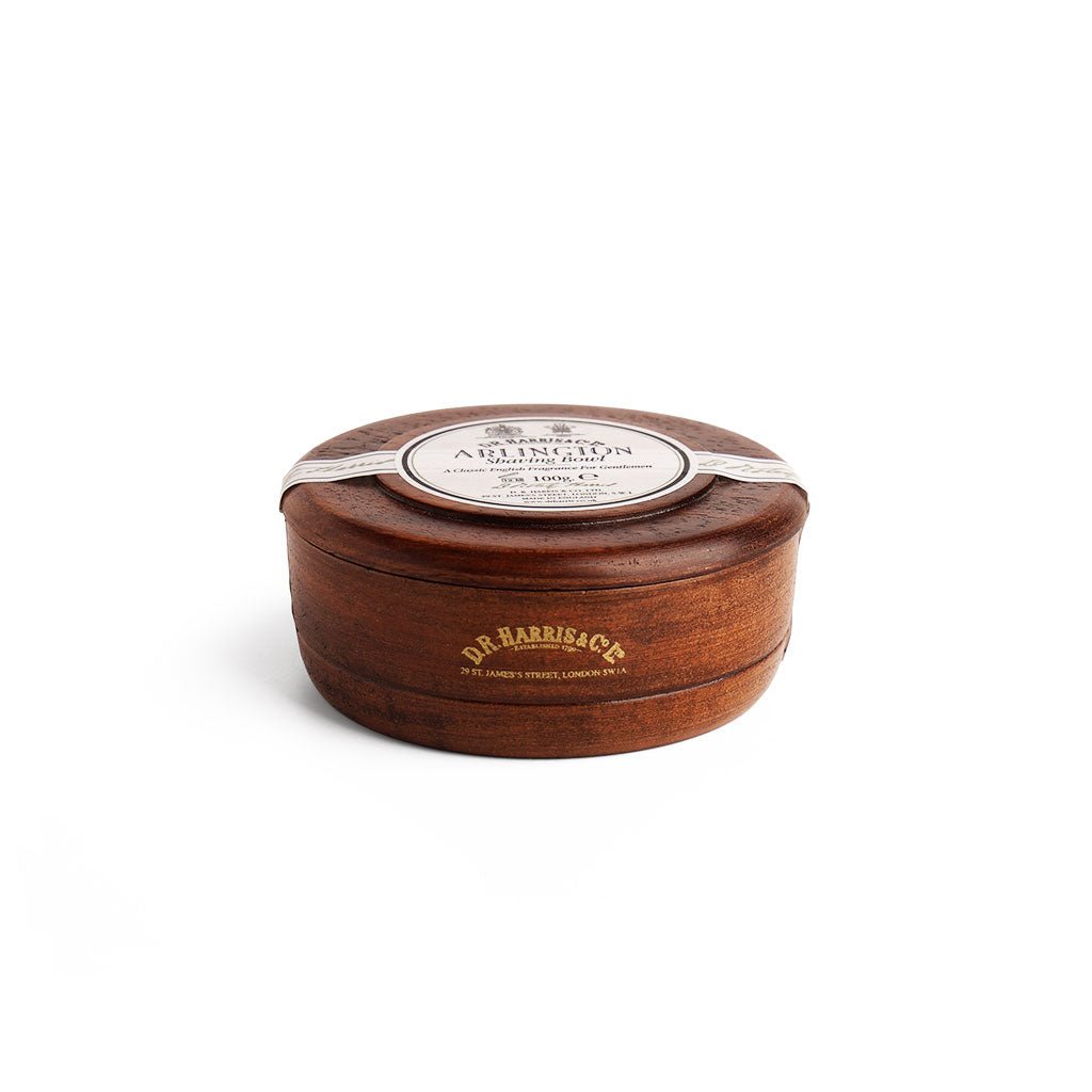 D. R. Harris Shaving Soap in Mahogany Bowl - Famous | Online Store