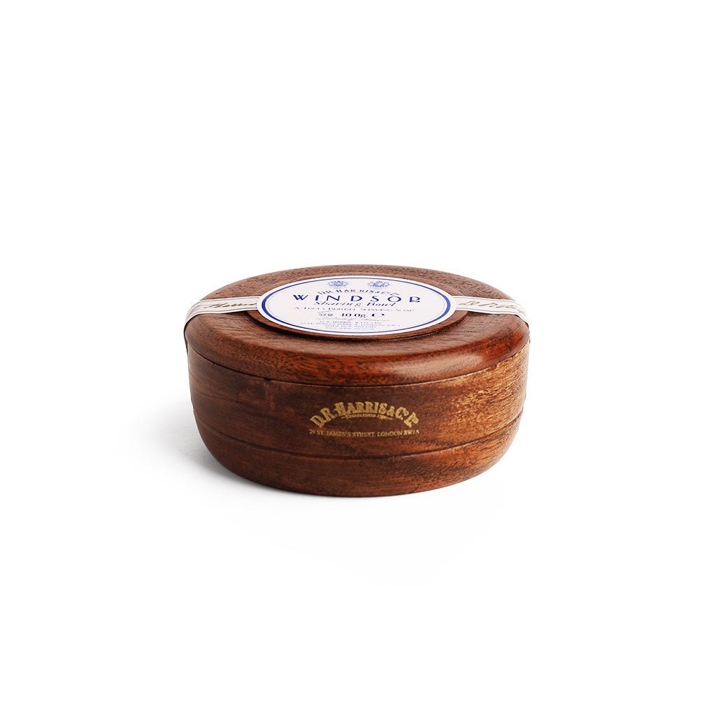 D. R. Harris Shaving Soap in Mahogany Bowl - Famous | Online Store