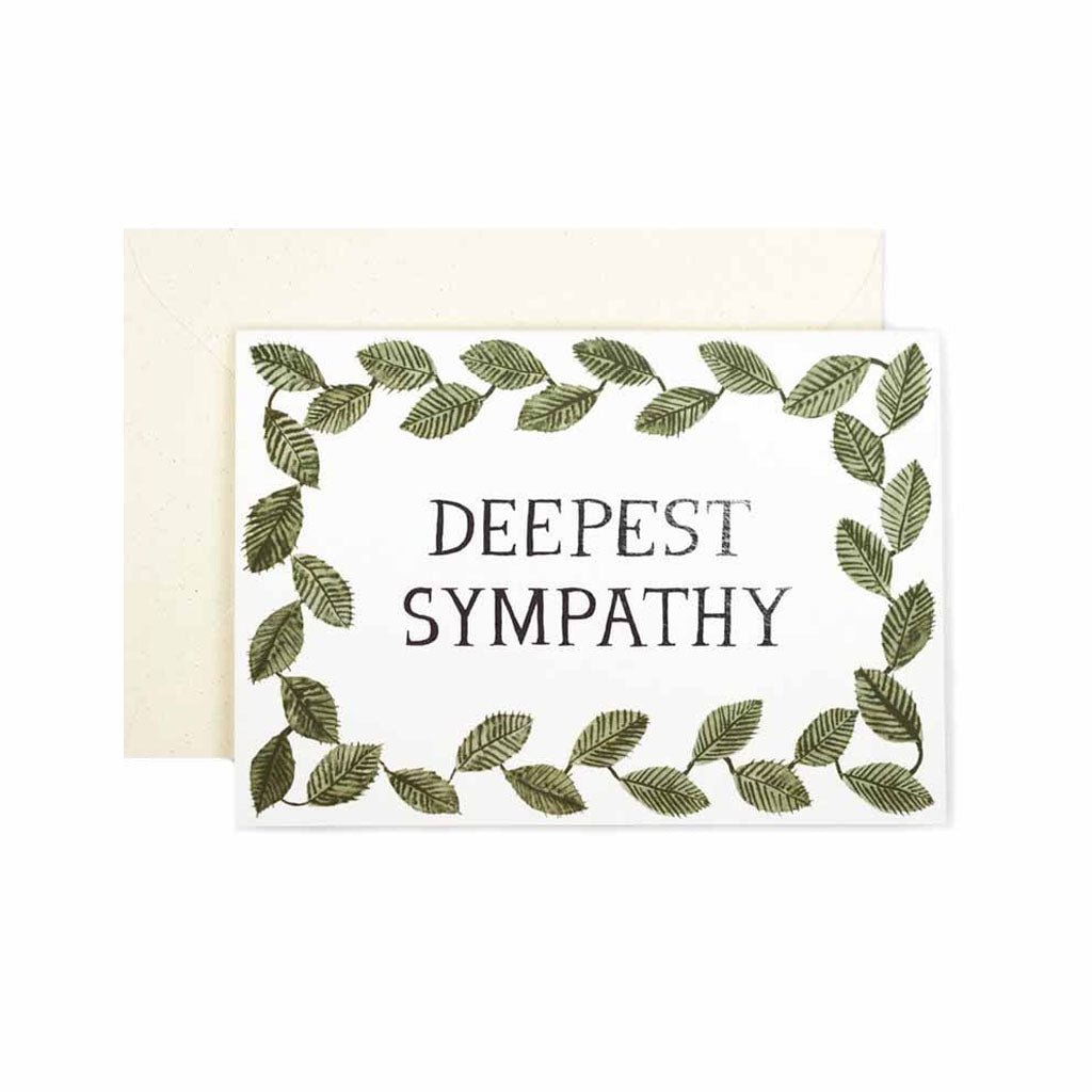 Deepest Sympathy Foiled Card - Famous | Online Store