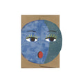 Die-Cut Lune Moon Greeting Card - Famous | Online Store