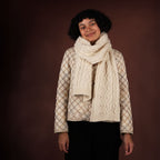 Donegal Wool Fisherman Scarf - Famous | Online Store