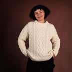 Donegal Wool Fisherman Sweater - Famous | Online Store
