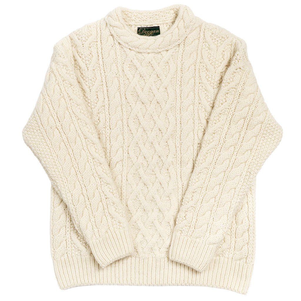Donegal Wool Fisherman Sweater - Famous | Online Store