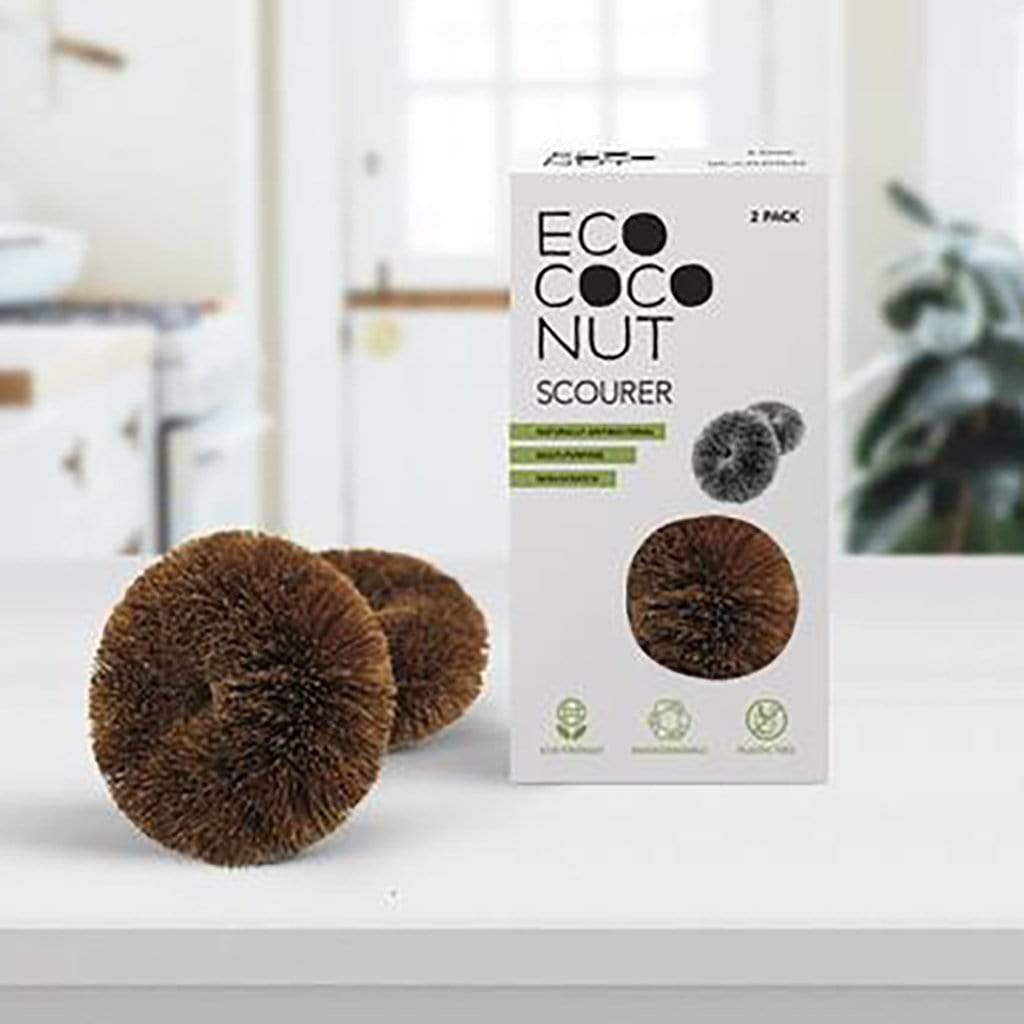 EcoCoconut Twin Pack Scourers - Famous | Online Store