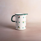 Enamel Measuring Jug: Floral Design - Famous | Online Store